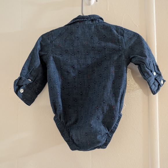 Vintage Elegant Blue Kids Bodysuit by Baby B.U.M - Picture 2 of 6
